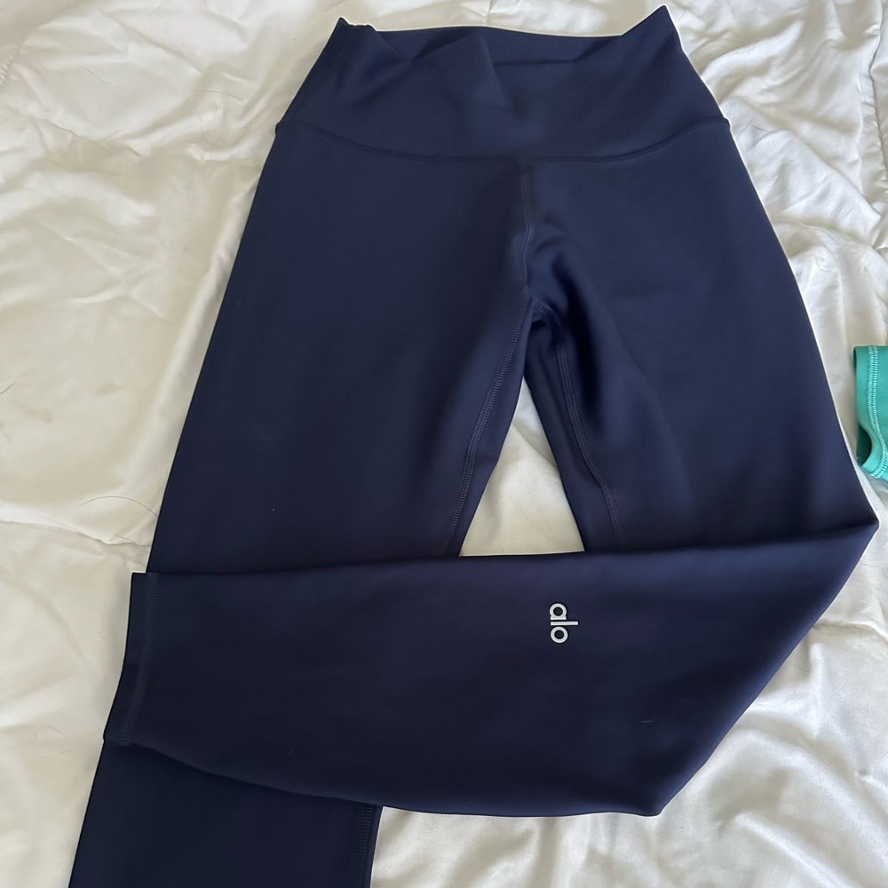 Alo Yoga Navy airlift legging yoga pants